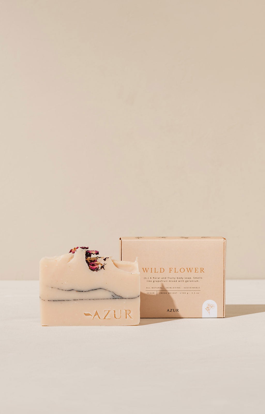 Azur Wild Flower | Natural Soap Bar | Handmade