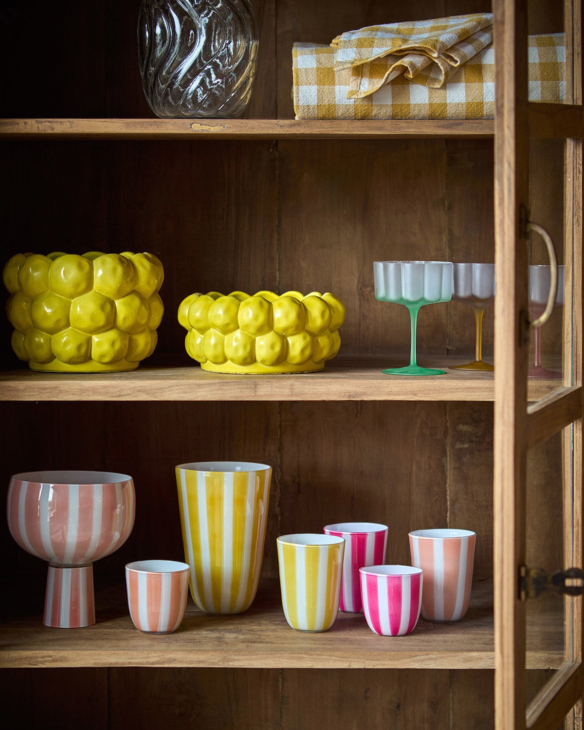 INGRID Bordsduk, Lila/elfenben