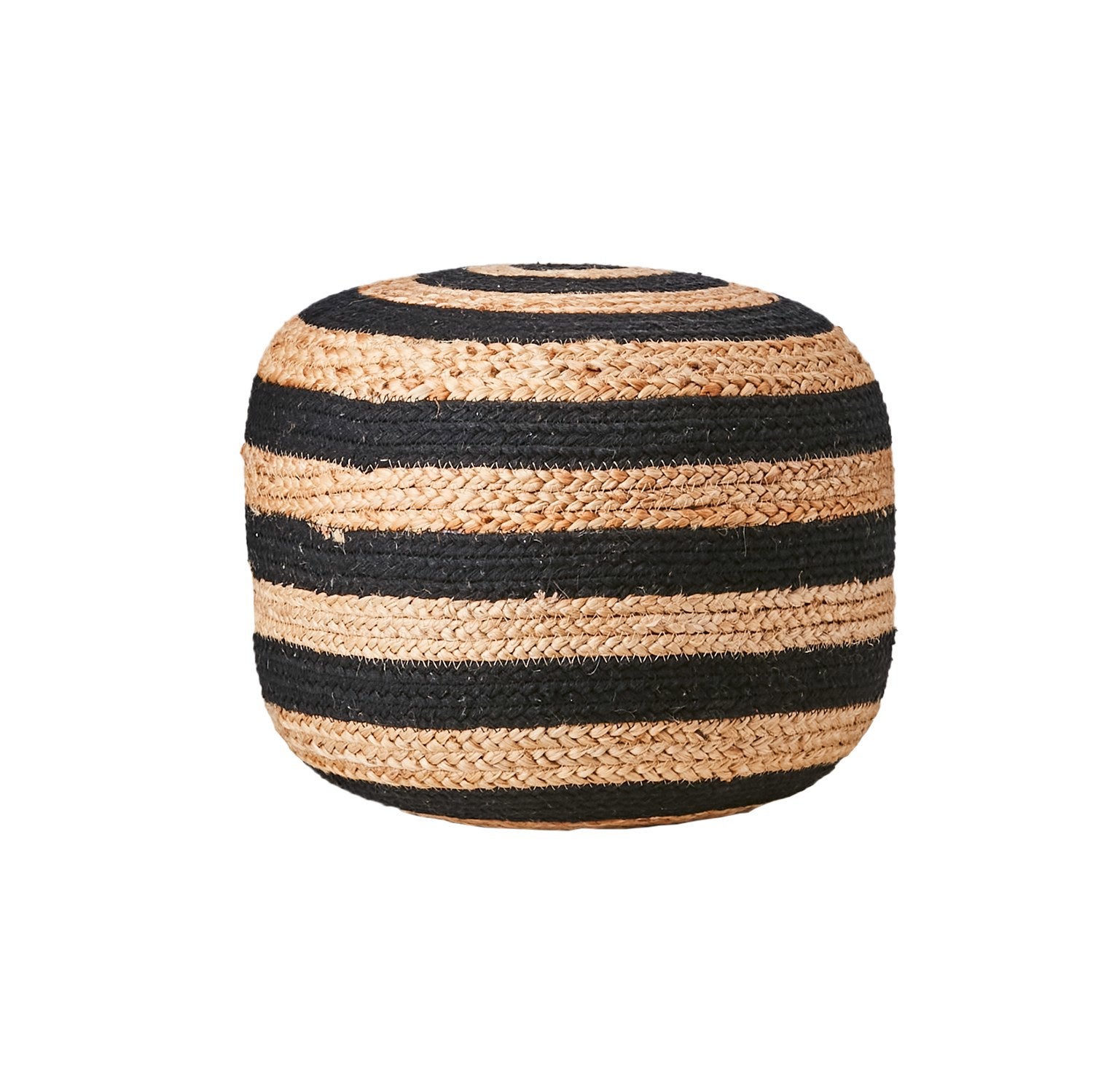 JUNI Sittpuff, Svart/natur