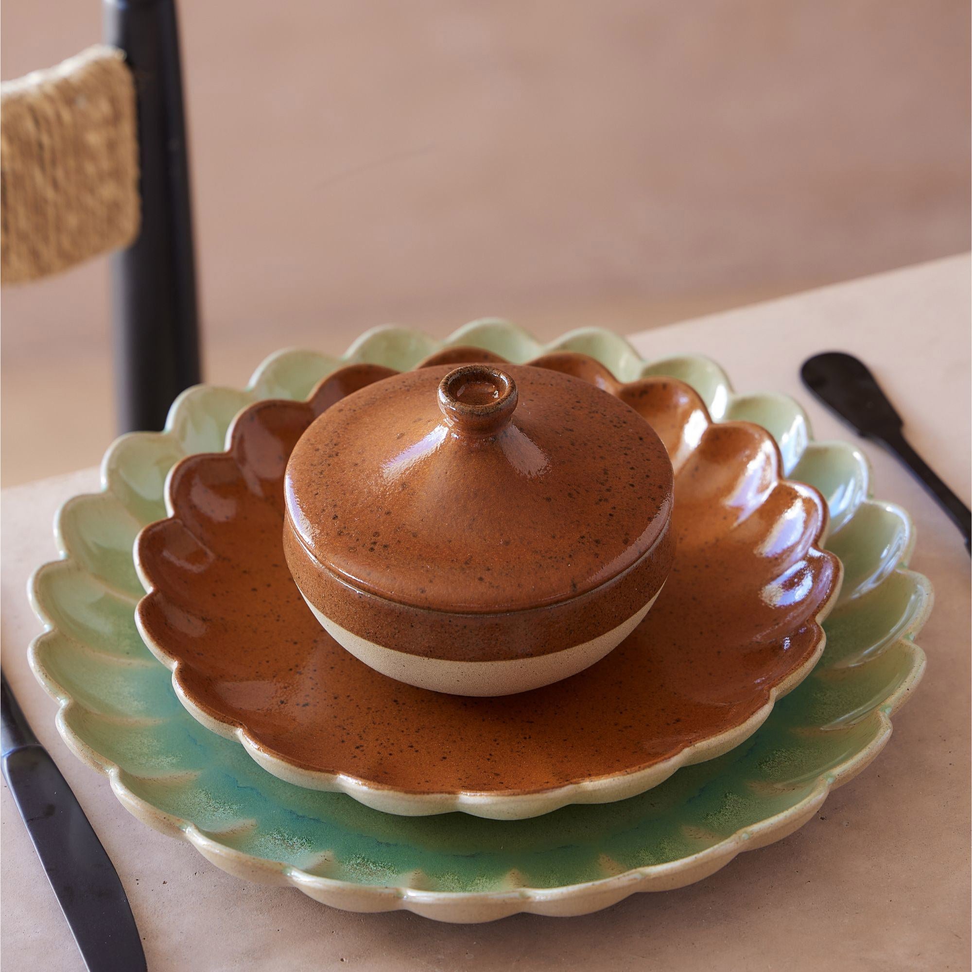 Marrakesh assiett Terracotta Ø 22 cm