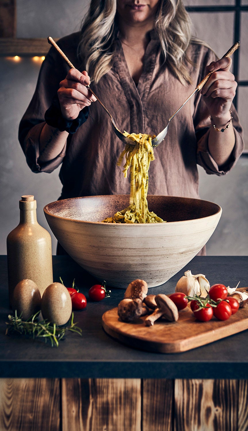 ODIN Salladsbestick, Svart