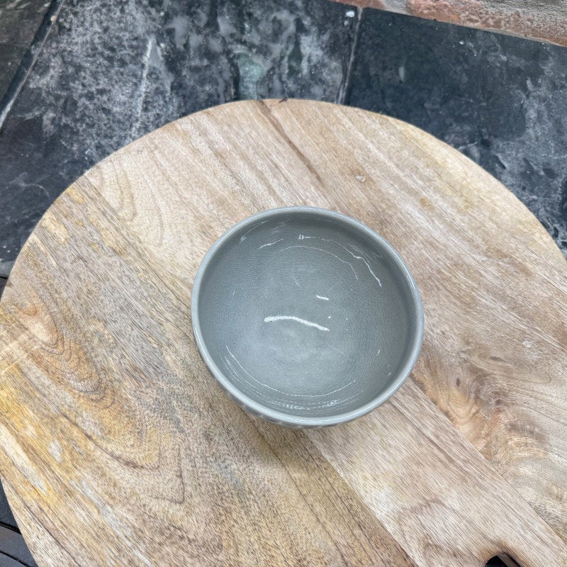 Cristal Liten frukt- och flingskål Ø 12 cm Grå 