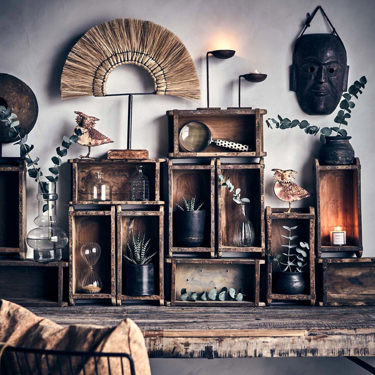 UNIQUE Vintage tegelstensform S, Natur