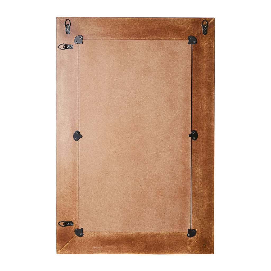 CARVE spegel, rektangulär brun 60x90 cm