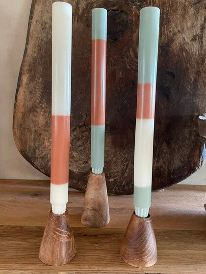 Ljus 3-pack 30cm Pine tree Layered 19h