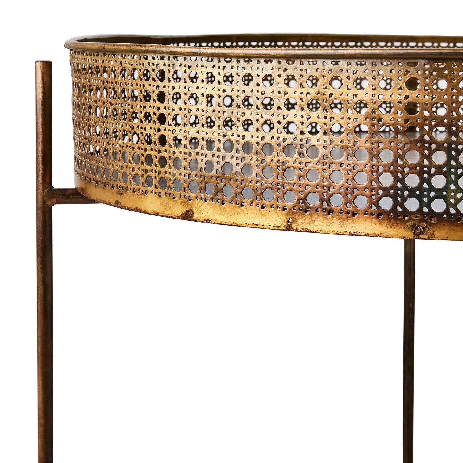 THOMAS Bord L, Mässingsfärgad