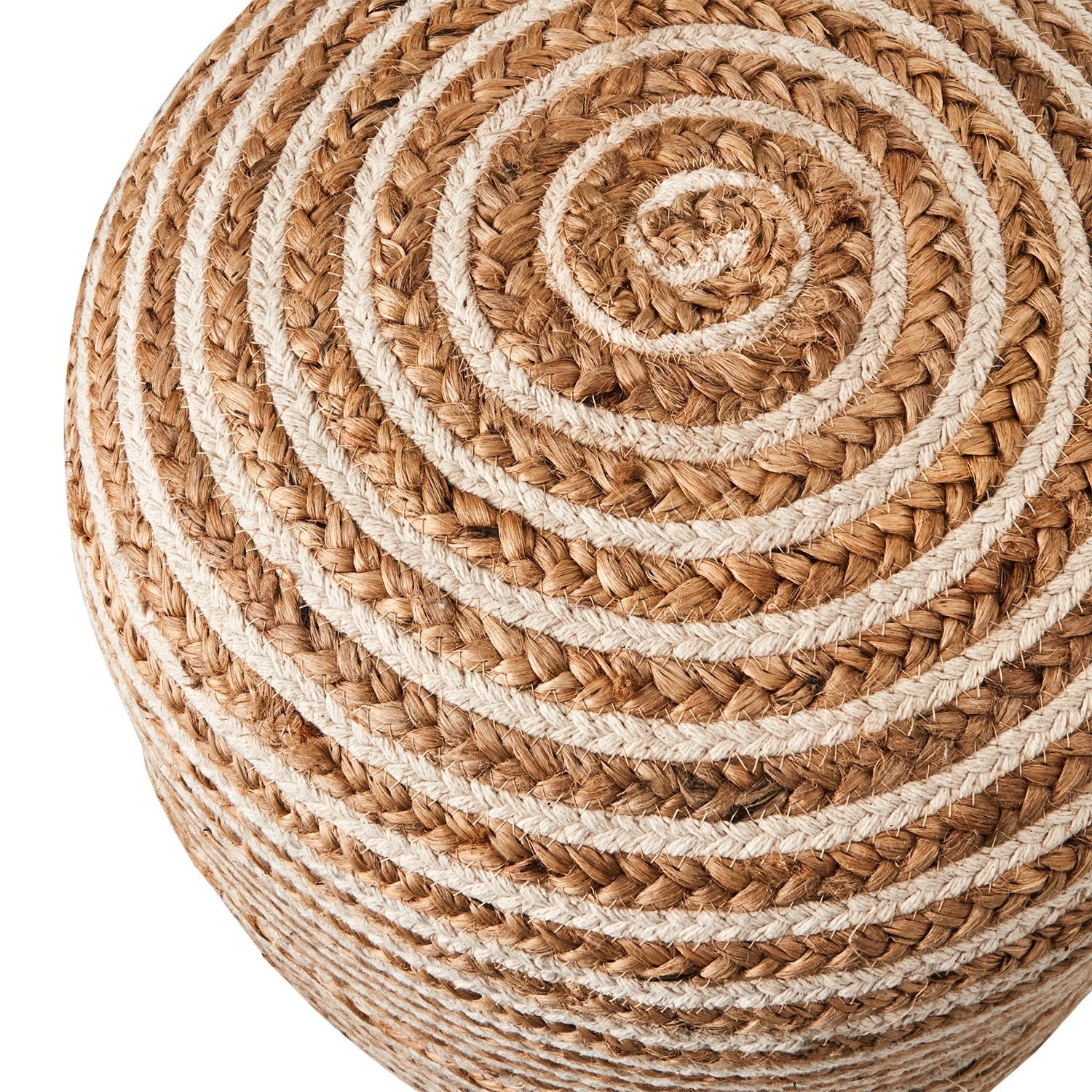 JUNI Sittpuff, Natur/elfenben