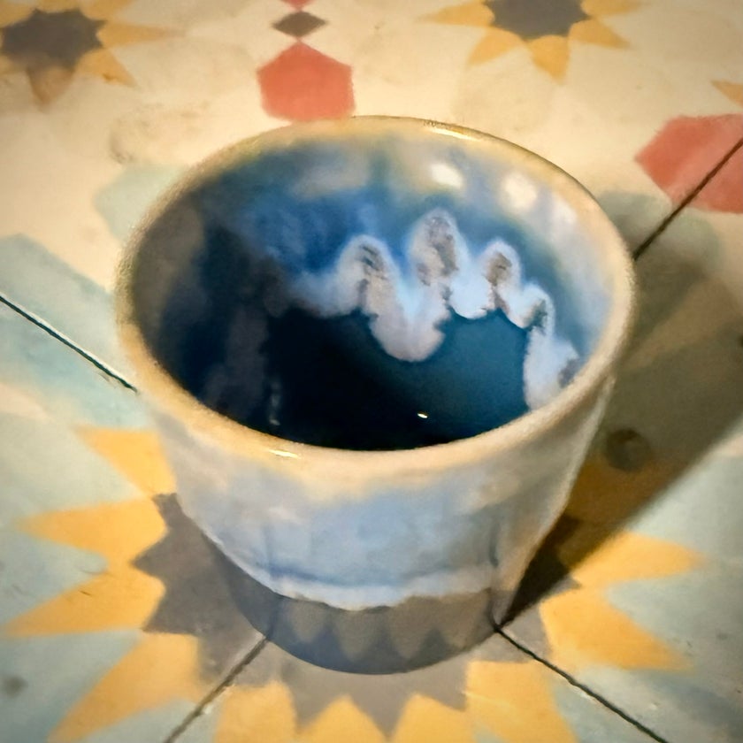 Grespresso espressokopp 7 cl Blå