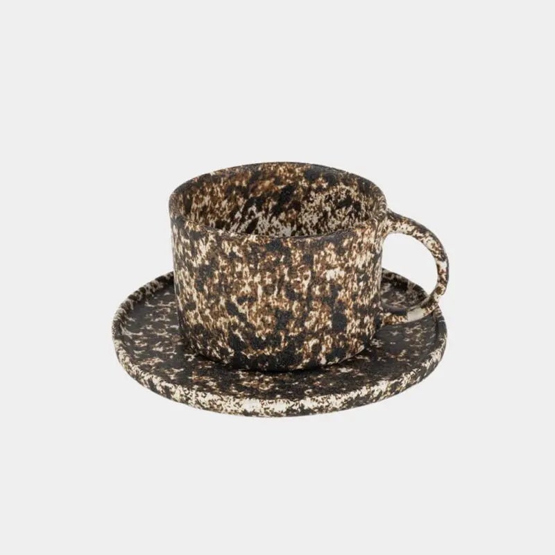 Peppar – kopp med fat i stengods