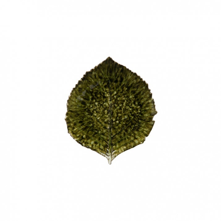 Riviera Hydrangea leaf - forest green 22cm