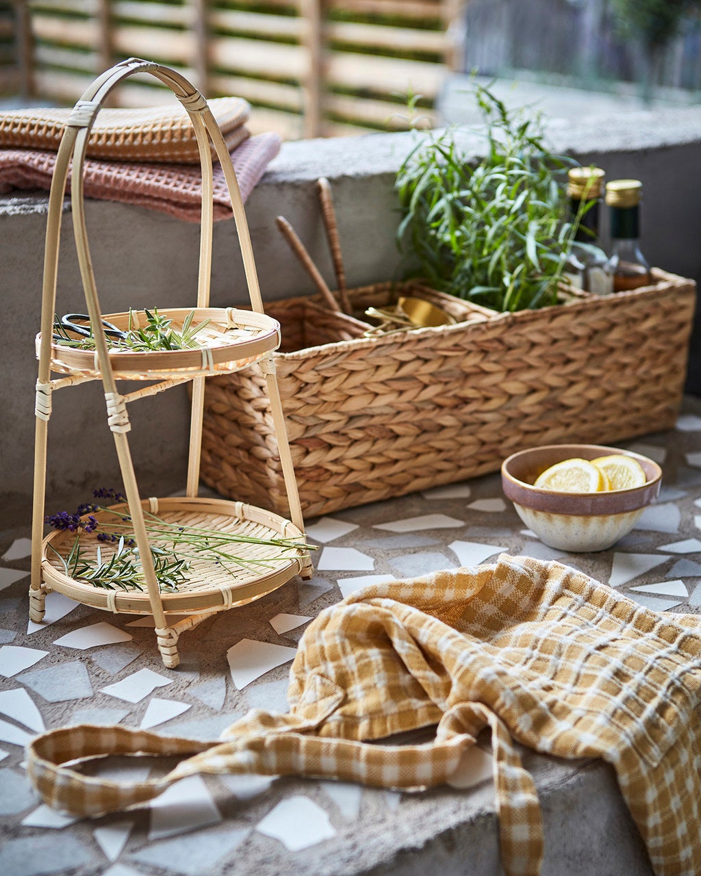 COLLECT Korg, Natur/grön