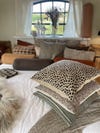 Prickigt kuddfodral 100% linne - Camille