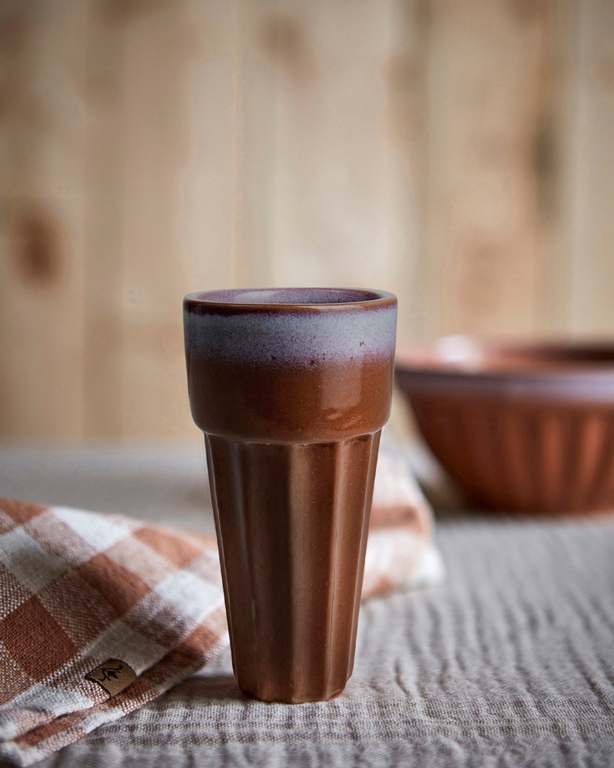 COSTA Kopp M, Brun/flerfärgad