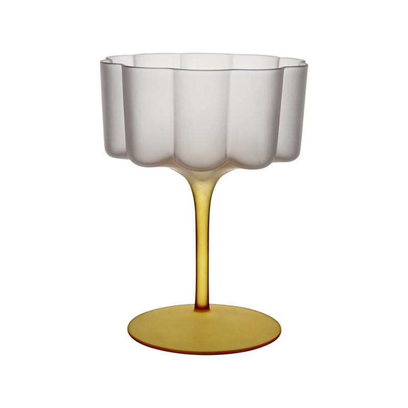 LILLIE Cocktail/dessertglas, Gul
