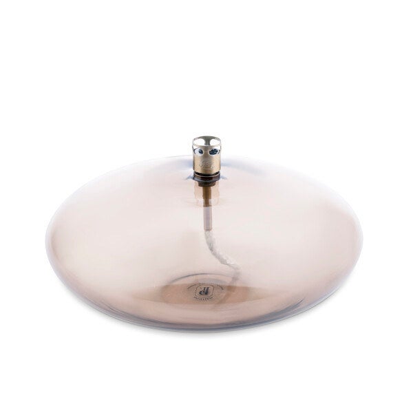 Oljelampa  Disk Champagne 18cm