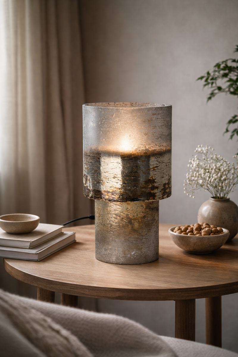 ELDOR Bordslampa, Silver