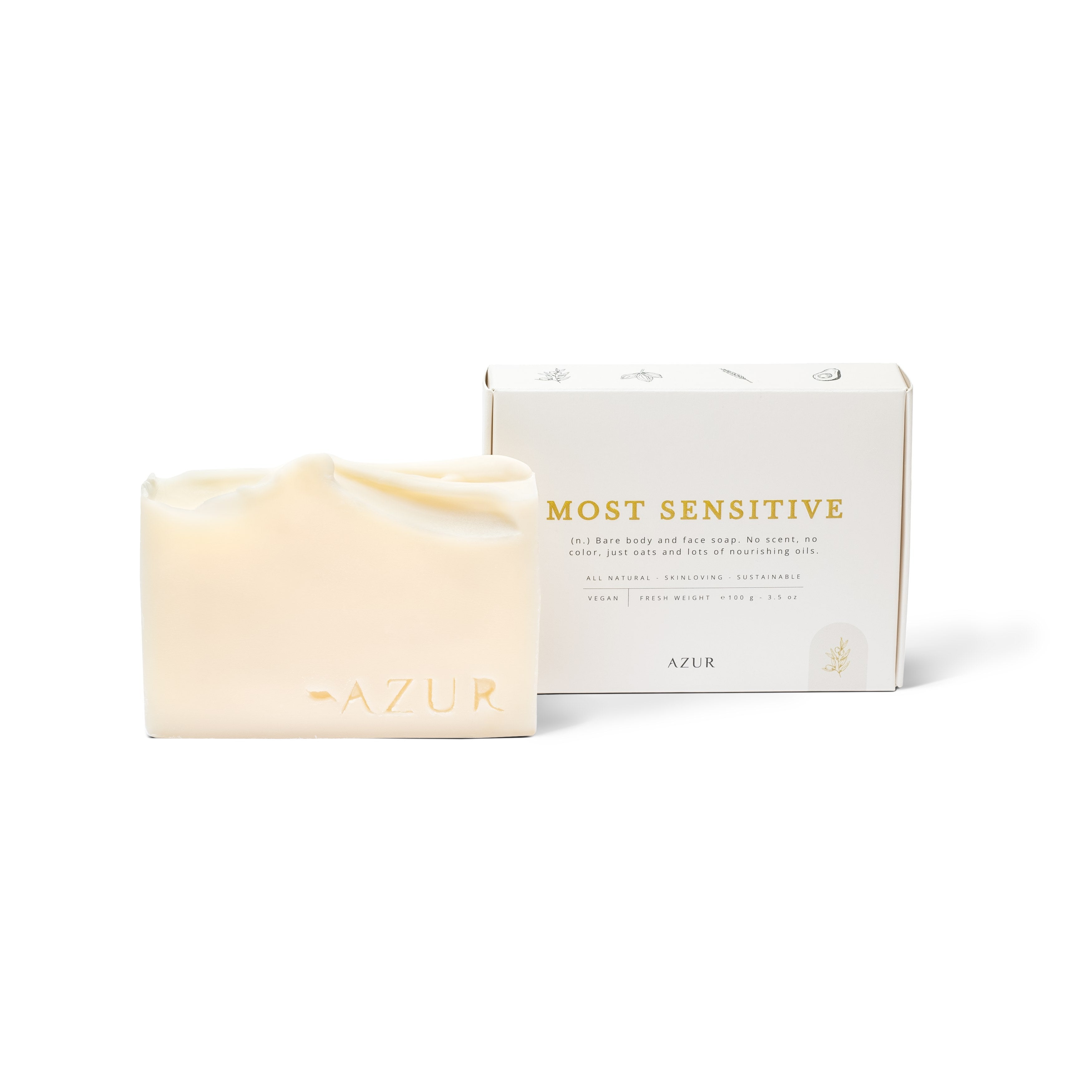Azur Most Sensitive | Natural Soap Bar | Handmade