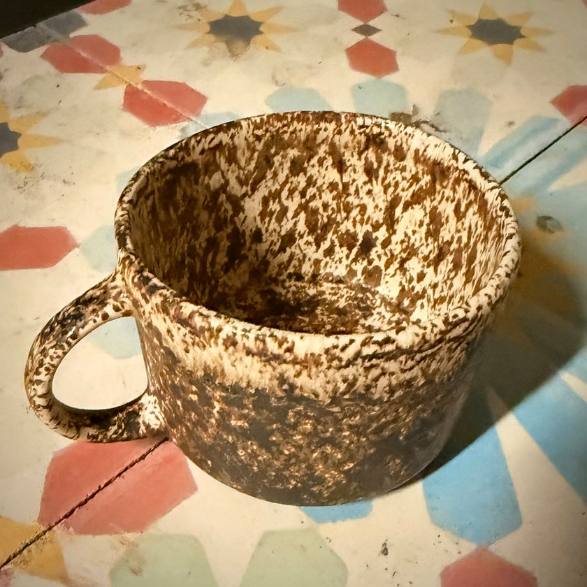 Peppar – kopp med fat i stengods