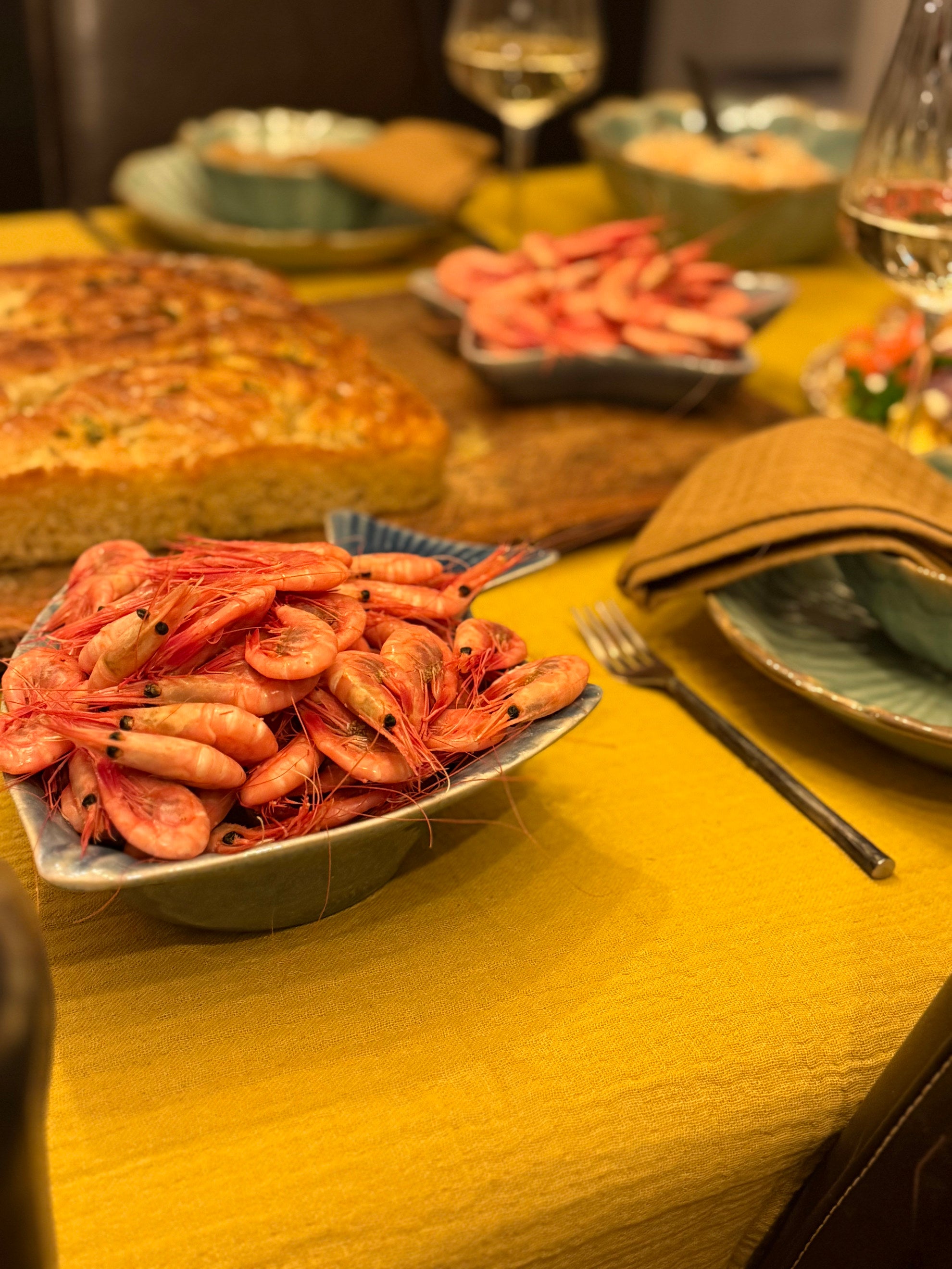 FISH Skål, Blå