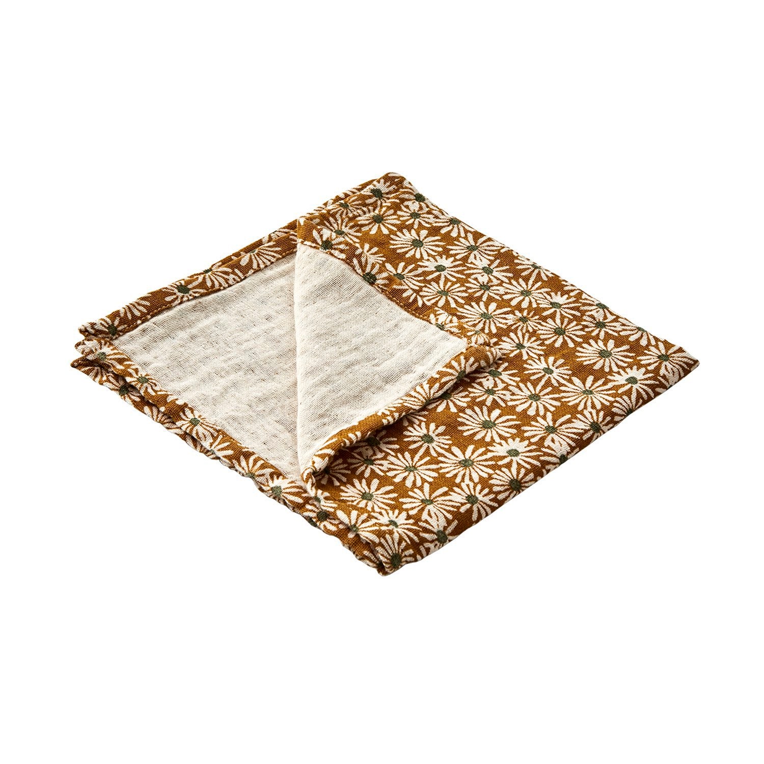 ELSA Servett, Senapsgul/elfenben/grön