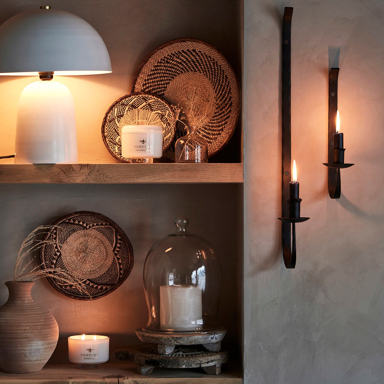 UNIQUE Fat, Grå/svart