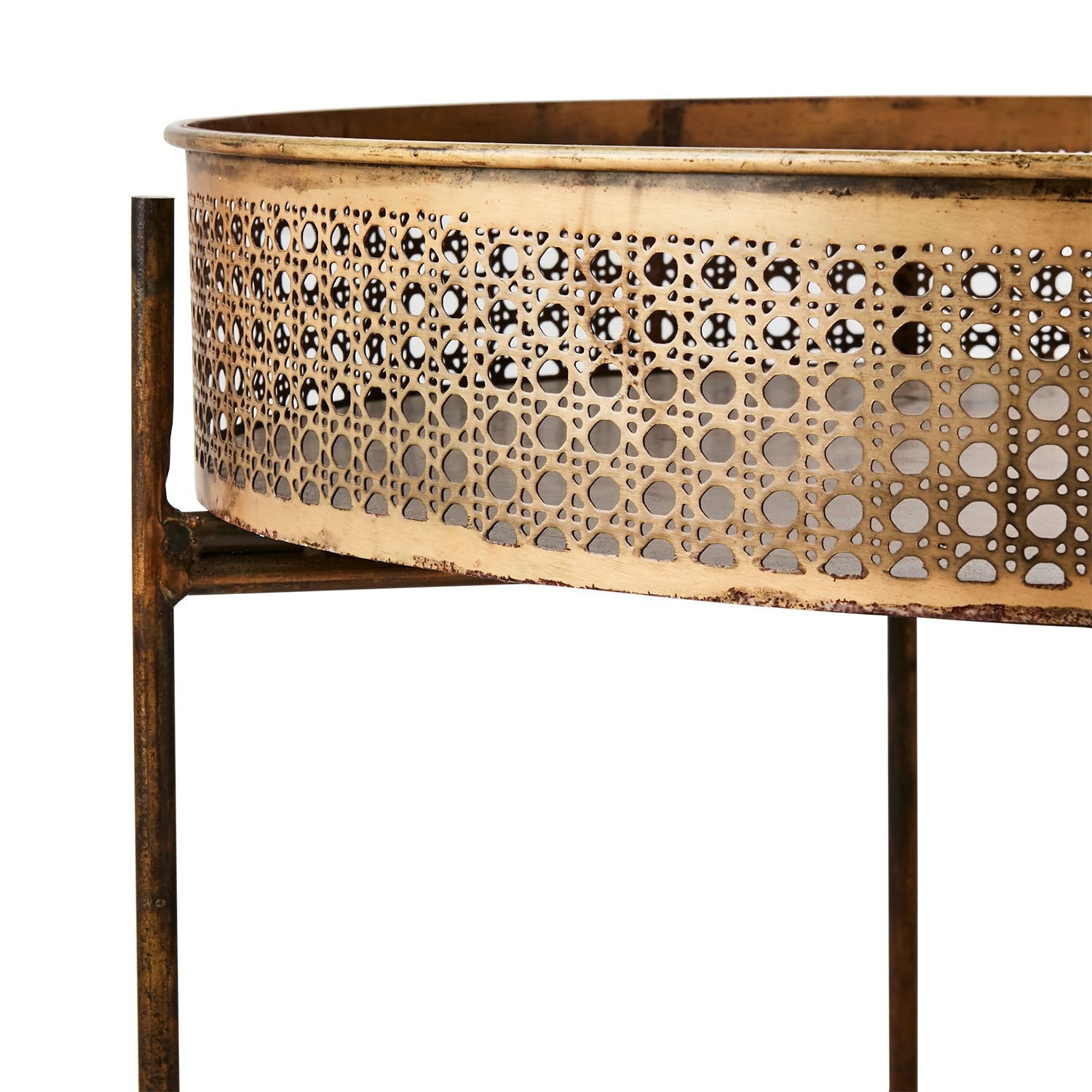 THOMAS Bord M, Mässingsfärgad