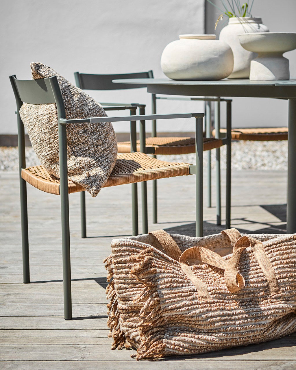 VENDELA väska Beige 50x22x35/58 cm