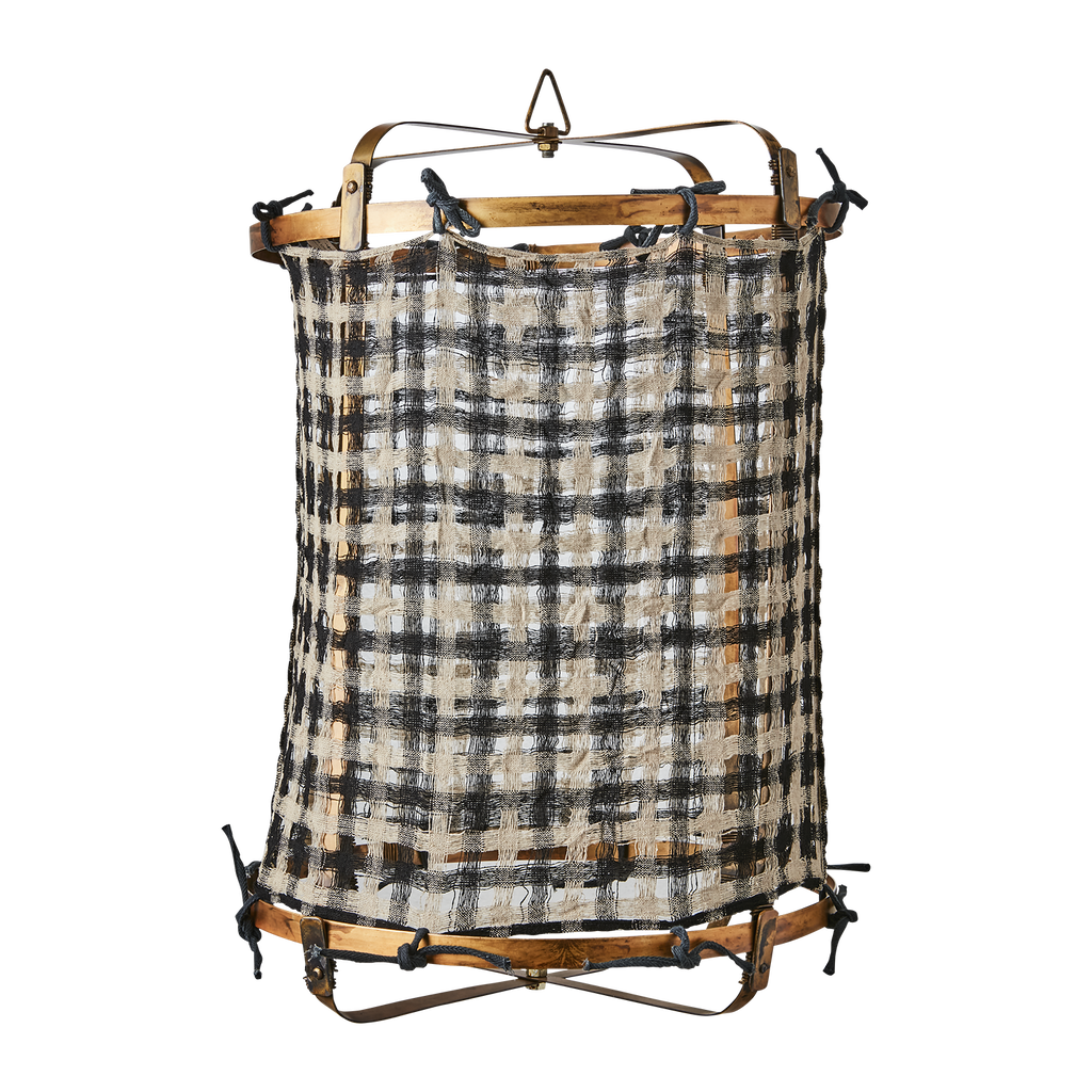 SHADE SIV Tyg till lampstomme S, Beige/svart