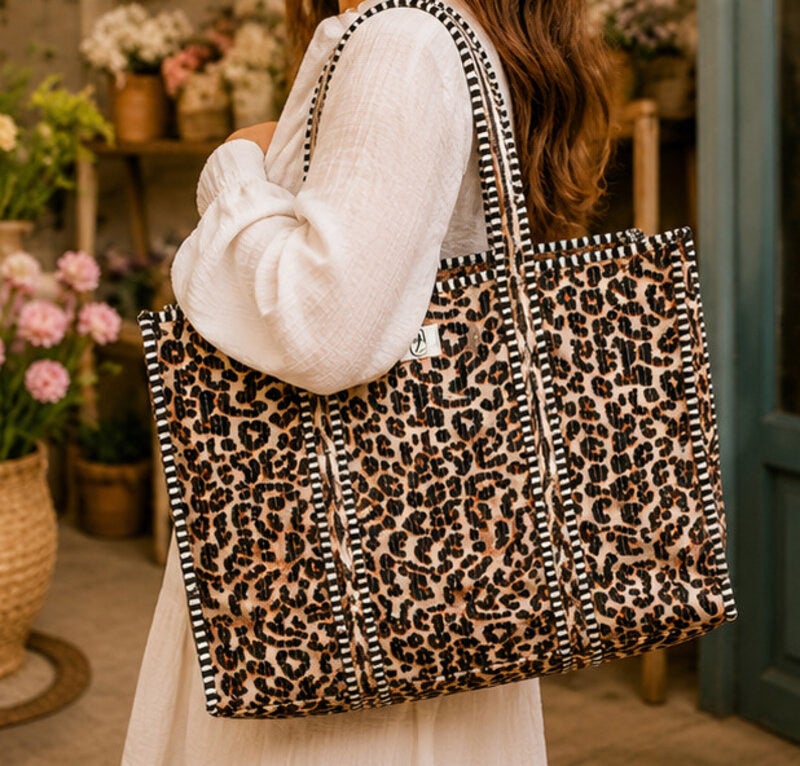 Väska leopard