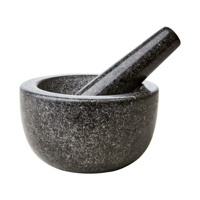 THYME Mortel med stöt, Beige