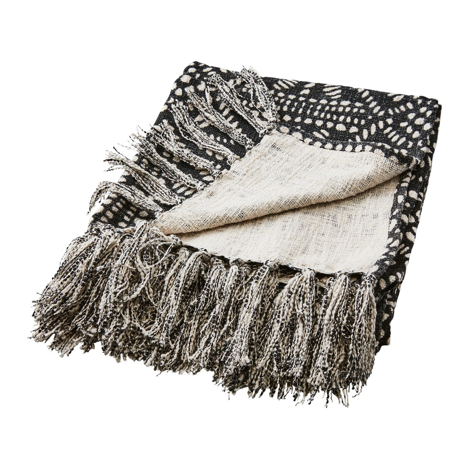 FERNANDO Filt, Natur/svart