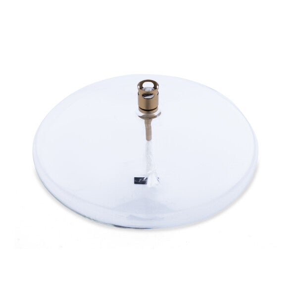 Oljelampa Disk klarglas 18cm
