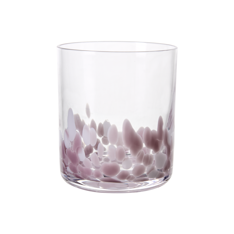 COCKTAIL Glas, Klar/rosa