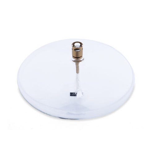 Oljelampa Disk klarglas 18cm