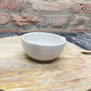 Sandfärgad vinägrettskål | Egen kollektion | Fransk keramiker