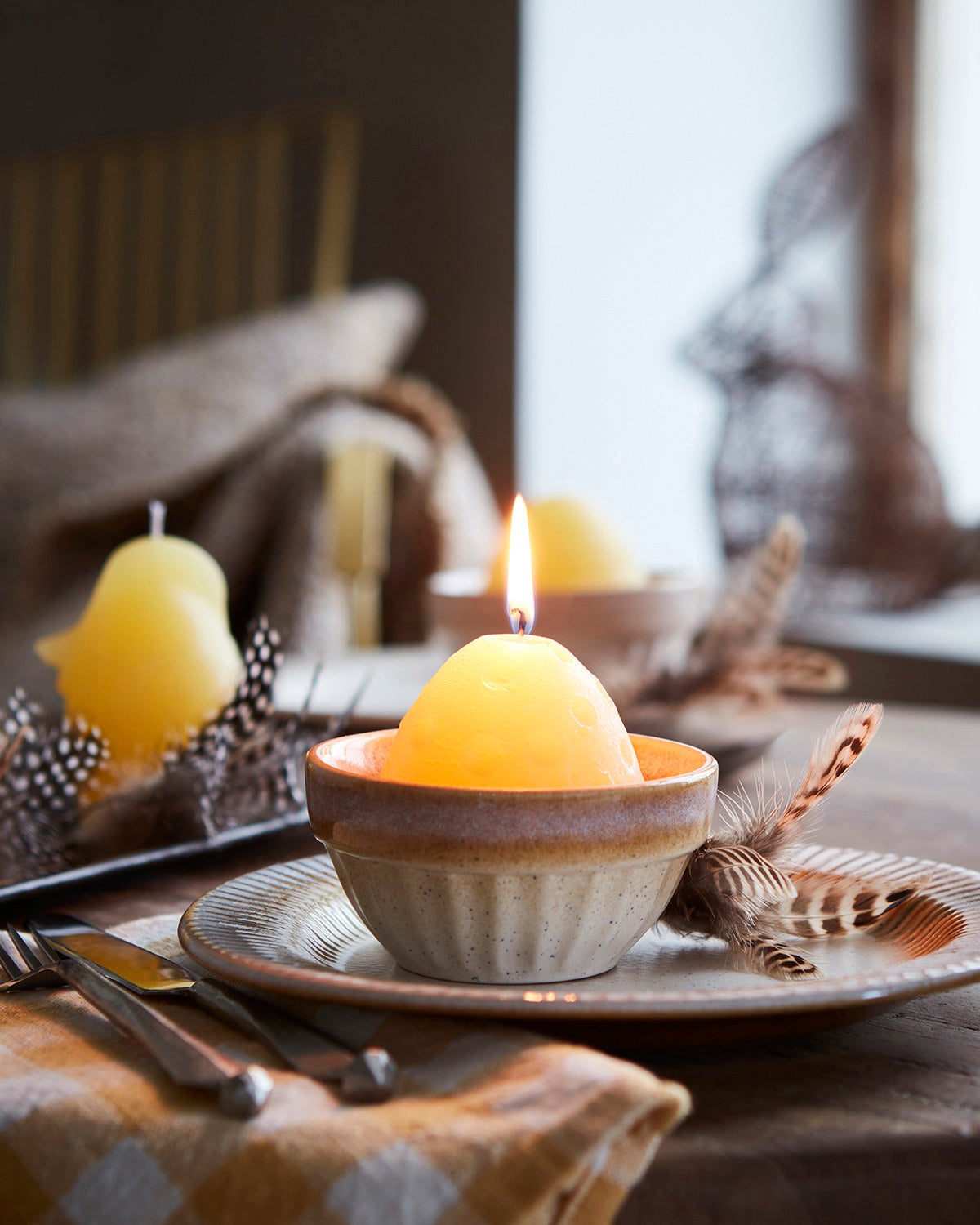 COSTA Skål S, Brun/flerfärgad