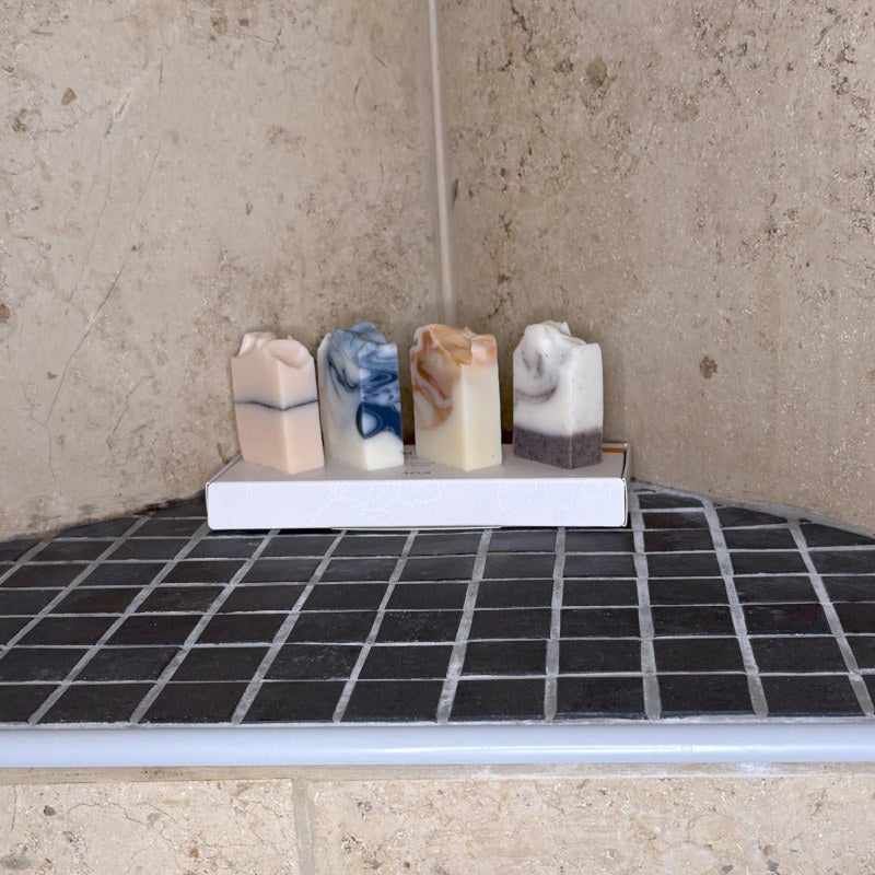 Azur Sample Set | 4 Natural Soap Bars | Handmade