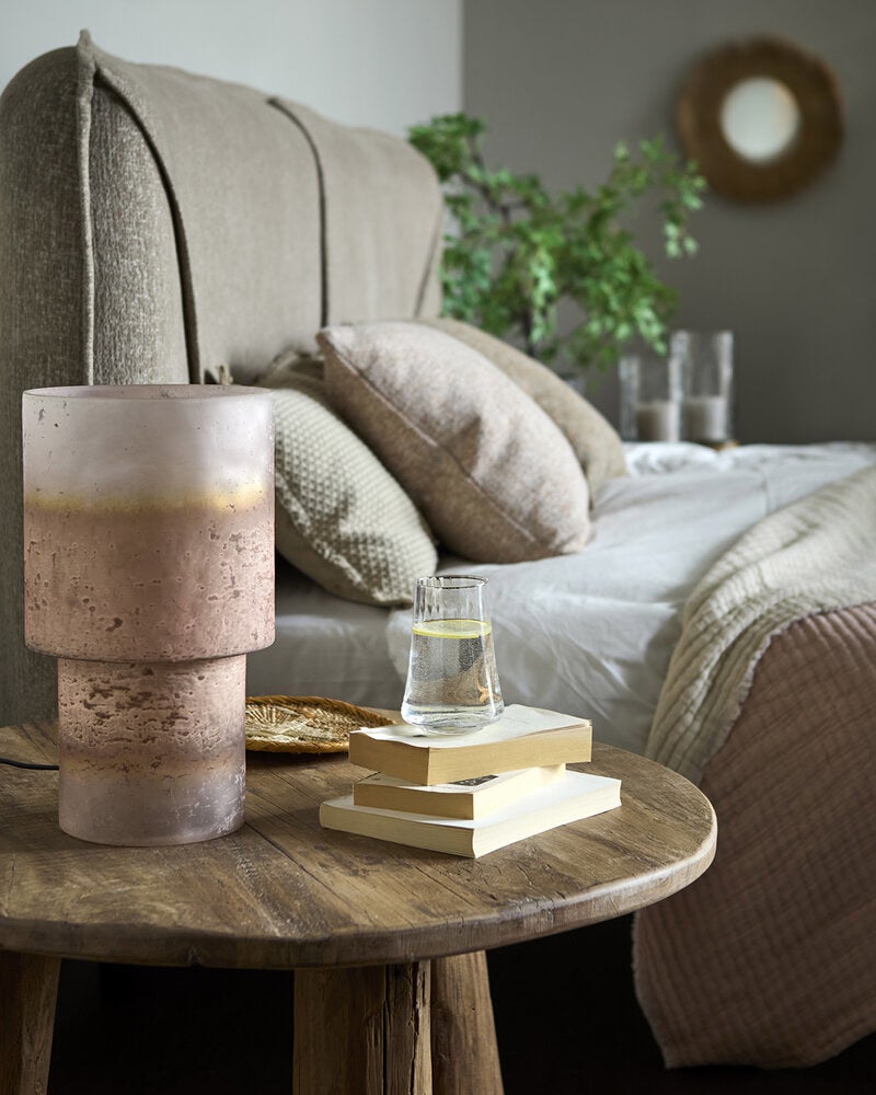 ELDOR Bordslampa, Mörkrosa