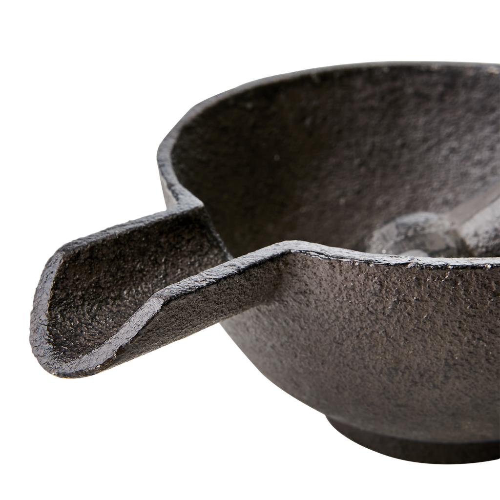 FREJ Mortel dekoration S, Brun/svart