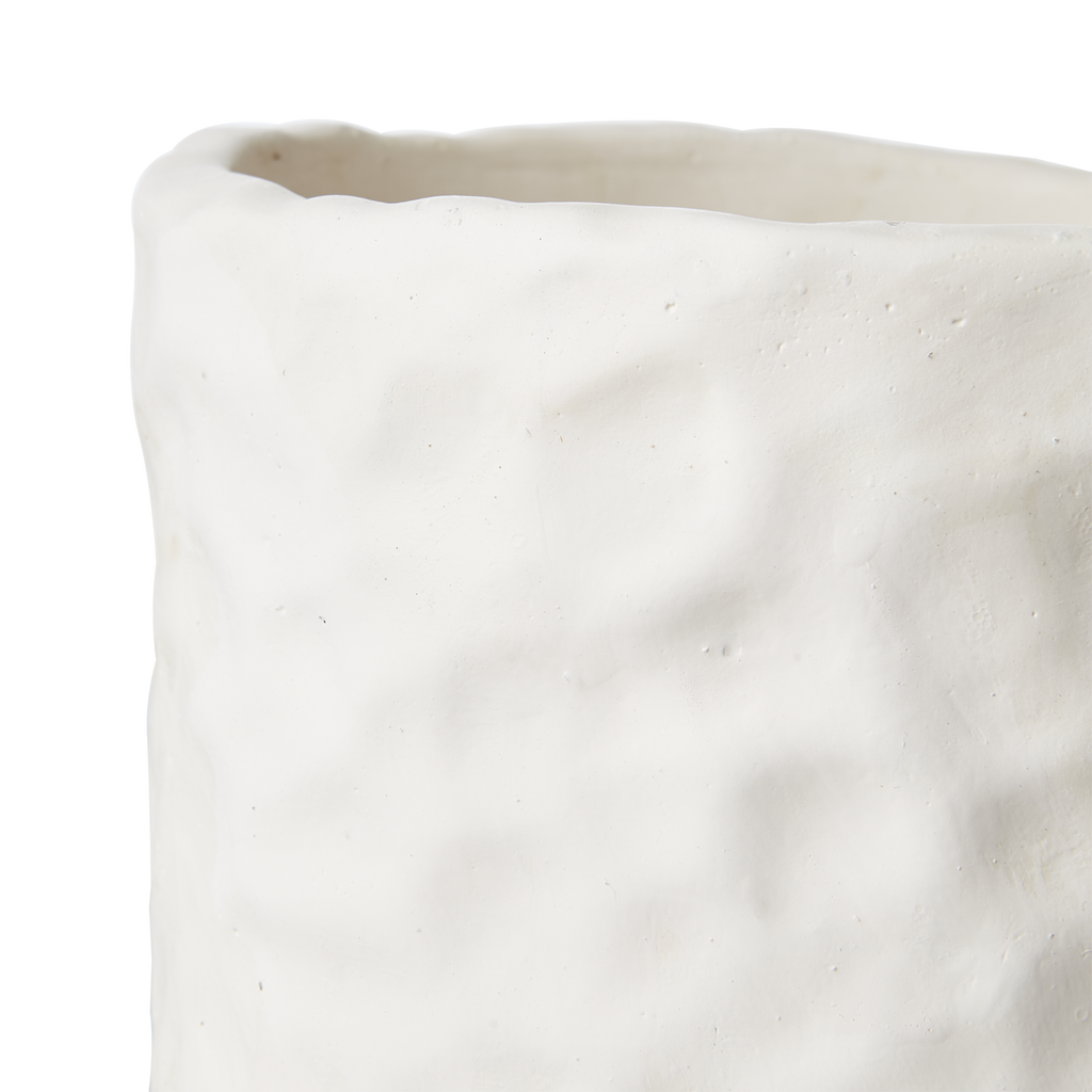 CREAM kruka L Ø31xH42 cm, elfenben