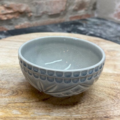 Cristal Liten frukt- och flingskål Ø 12 cm Grå 