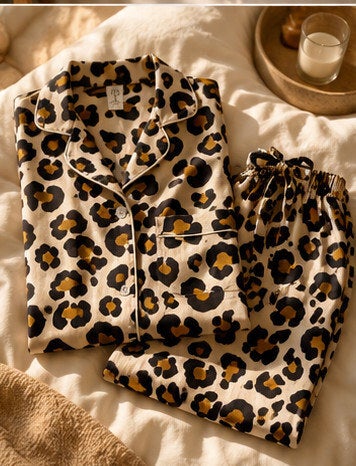 PJ set leopard, S