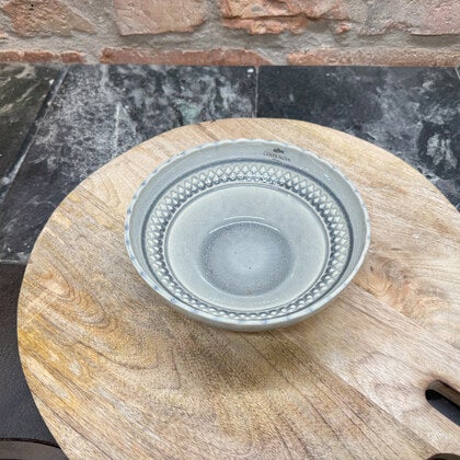 Cristal Stor Sopp- och Flingskål Grå Ø 18cm