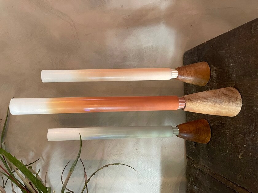 Ljus 3-pack 30cm Pine tree Gradient 19h