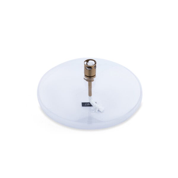 Oljelampa Disk klarglas 14cm