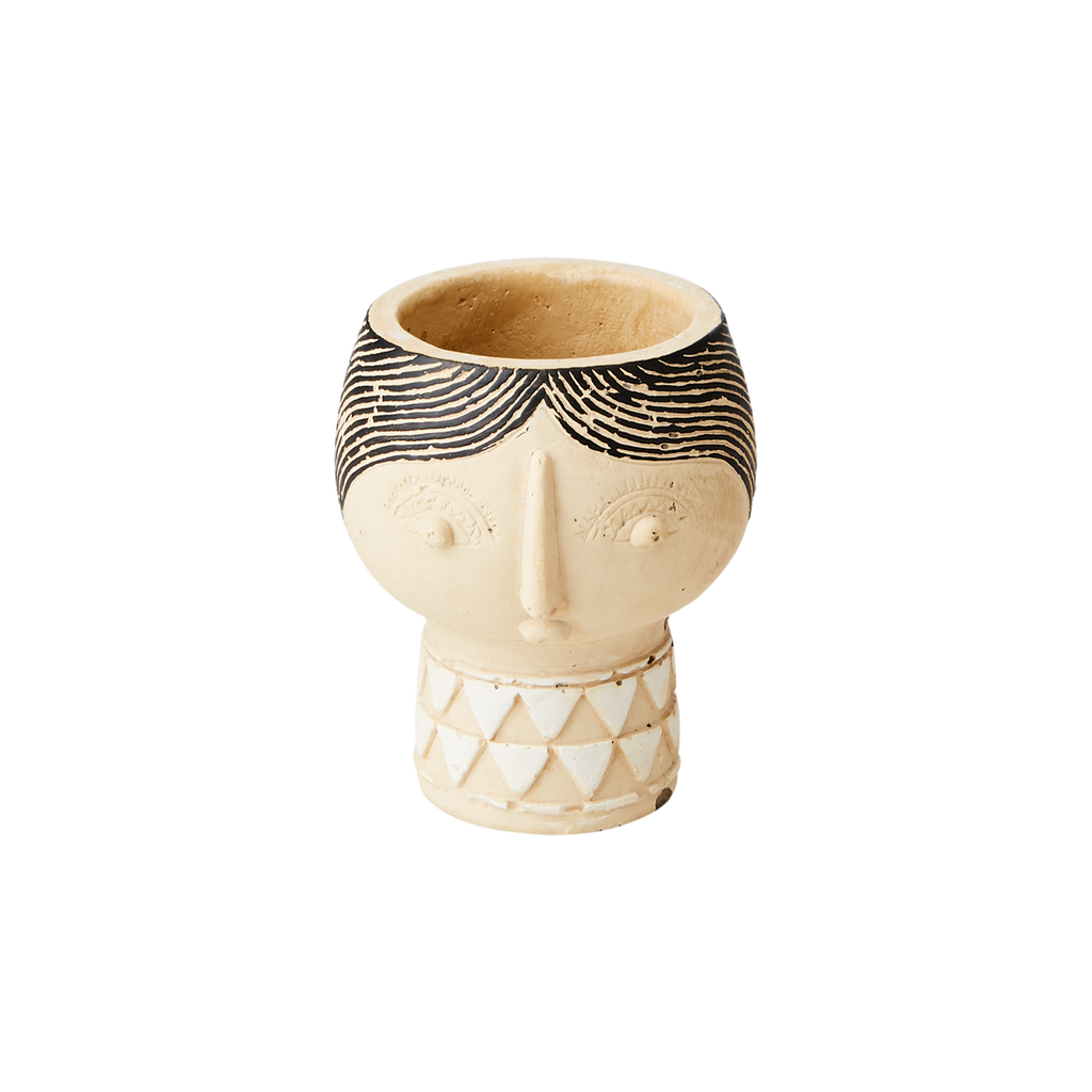 CAMILLE Kruka XS, Beige/svart