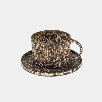 Peppar – kopp med fat i stengods