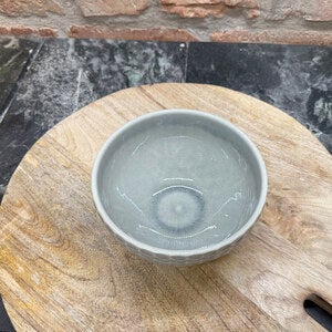 Cristal Liten frukt- och flingskål Ø 12 cm Grå 