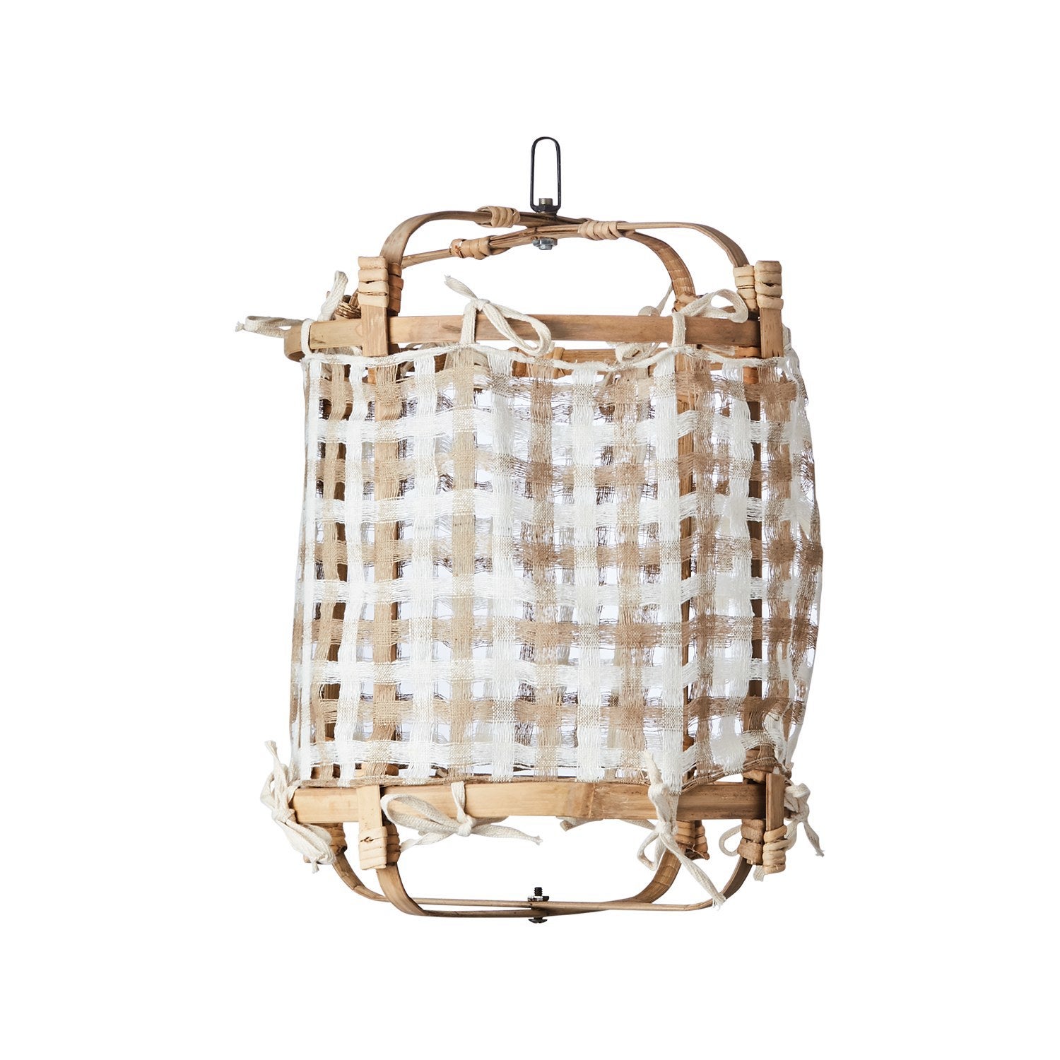 SHADE SIV Tyg till lampstomme XS, Beige/vit