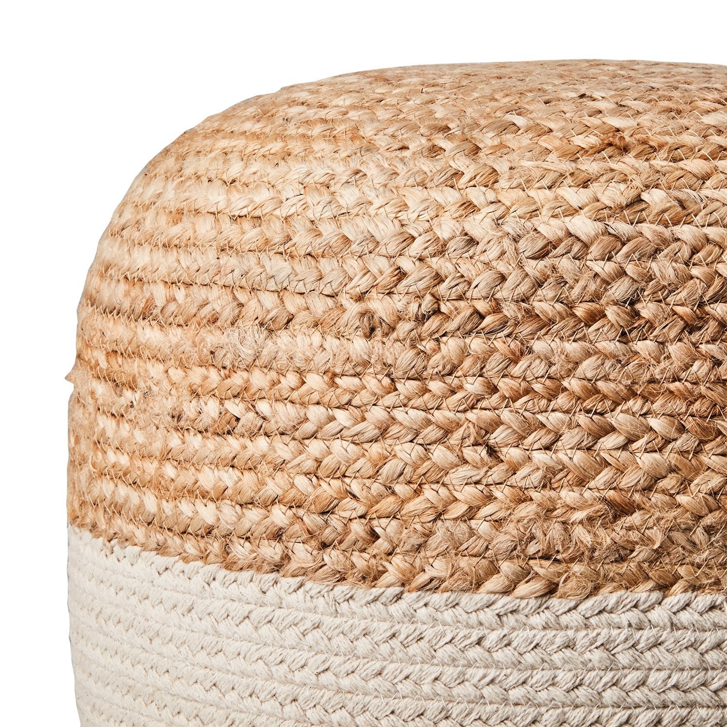 JUNI Sittpuff, Natur/elfenben